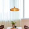 Wood Pendant Light Wooden Lighting Kitchen Lampshade Hanging
