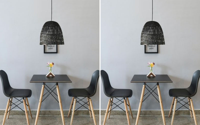 Black Bamboo Pendant Light For Commercial Spaces