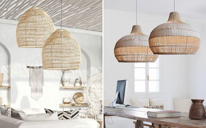 Coastal & Beach-inspired Rattan Pendant Light