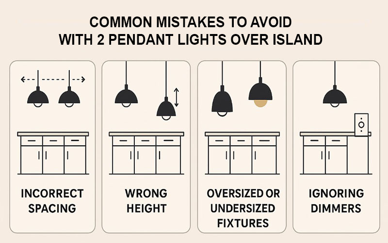 Common Mistakes To Avoid With 2 Pendant Lighting Over Island
