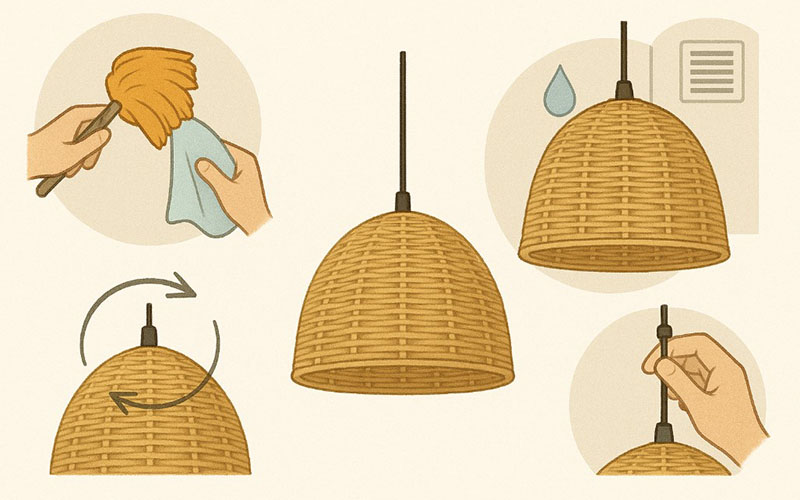 Proper Maintenance Helps Keep Your Wicker Basket Light Beautiful And Long-lasting