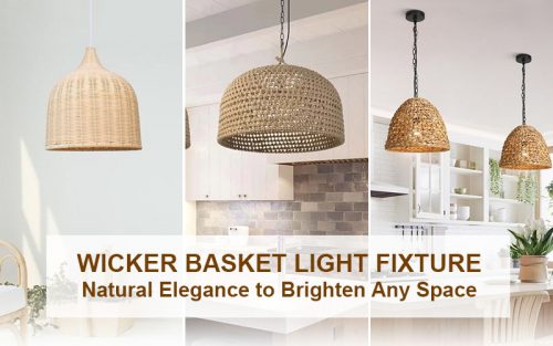 Wicker Basket Light Fixtures