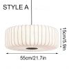 fabrick lampshade, silk pendant light fixture style