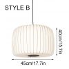 fabrick lampshade, silk pendant light fixture style