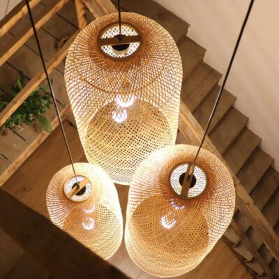 Bamboo lamps are durable and environmentally friendly