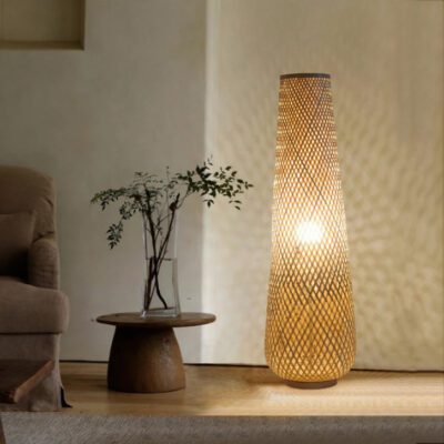 Rattan floor lamps for living room