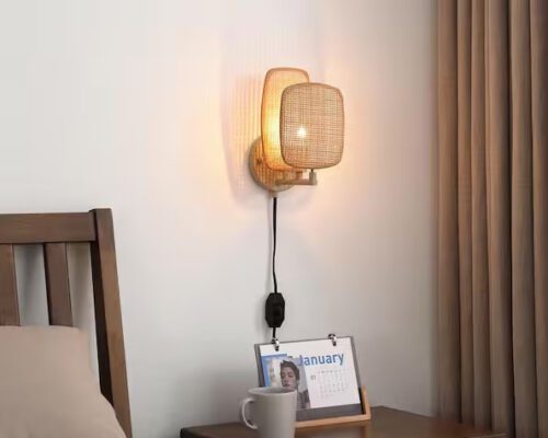 Rattan wall lights are versatile and can serve multiple purposes