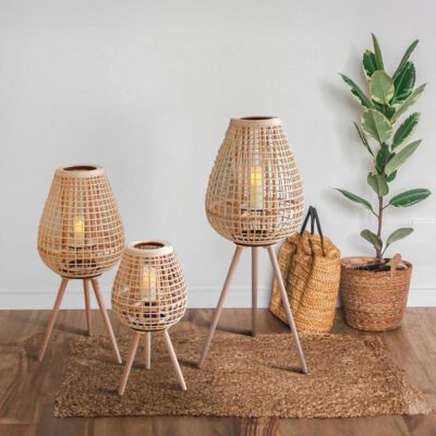 Versatile Design Of Rattan Floor Lamp