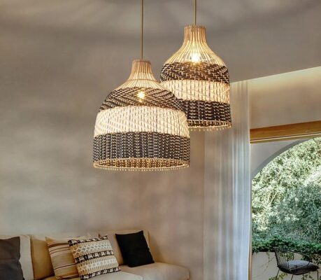 rattan light fixtures versatile additions to your decor