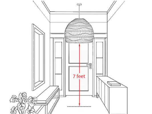 Hallway Pendant Light Height