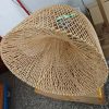 2 Layer Rattan Cage Pendant Light Wicker Light Fixtures (9)