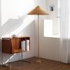 Cone Floor Lamp Wicker Rattan Light Sofa Living Room Bedroom