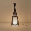 Hut Shape Bamboo Standing Lamp Living Room Tea Room (10)