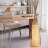 Hut Shape Bamboo Standing Lamp Living Room Tea Room (11)
