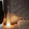 Hut Shape Bamboo Standing Lamp Living Room Tea Room (13)