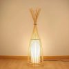 Hut Shape Bamboo Standing Lamp Living Room Tea Room (3)