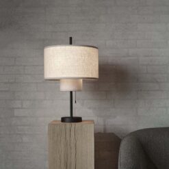 Margin Floor Lamp Table Light Fixture Fabric Cloth Lampshade