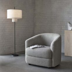 Margin Floor Lamp Table Light Fixture Fabric Cloth Lampshade