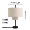 Margin Floor Lamp Table Light Fixture Fabric Cloth Lampshade