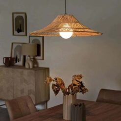 Rattan Loft Pendant Light Restaurant Kitchen Deco