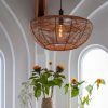 Rattan Retro Pendant Light Handmade