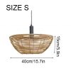 Rattan Retro Pendant Light Handmade