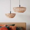 Rattan Retro Pendant Light Woven Lamp Shades