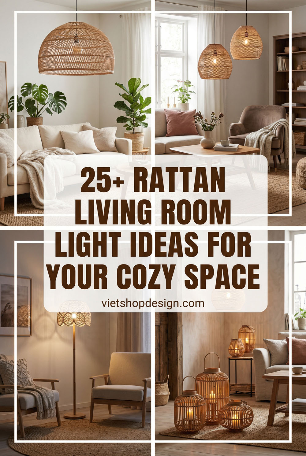 25+ Rattan Living Room Light Ideas for Your Cozy Space