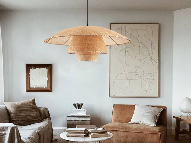 Chic Rattan Pendant Light For Dining Room