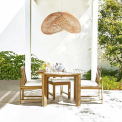 Cloud Outdoor Rattan Pendant Light