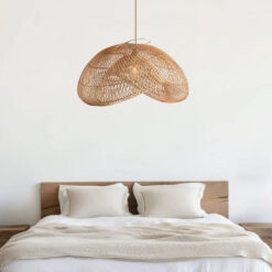 Cloud Rattan Pendant Light Bedroom