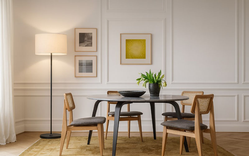 Dining Room Floor Lamps Make A Cozy Atmosphere