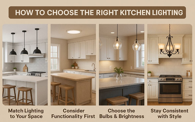How To Choose The Right Kitchen Lighting