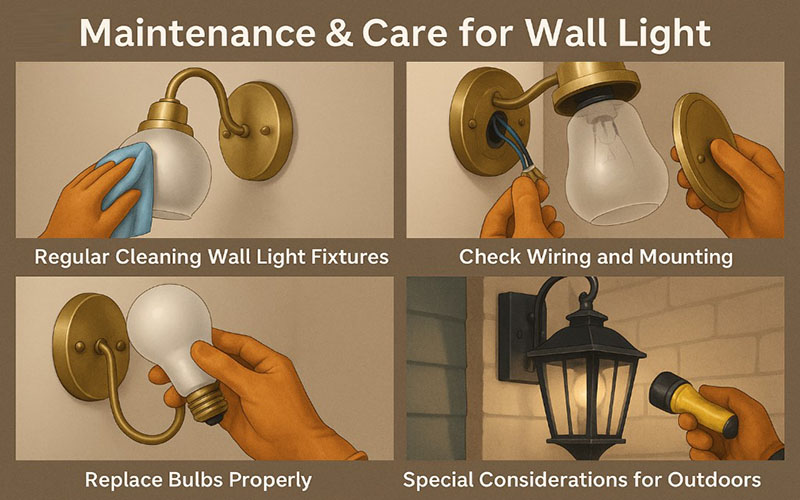 Maintenance & Care For Wall Light Fixture