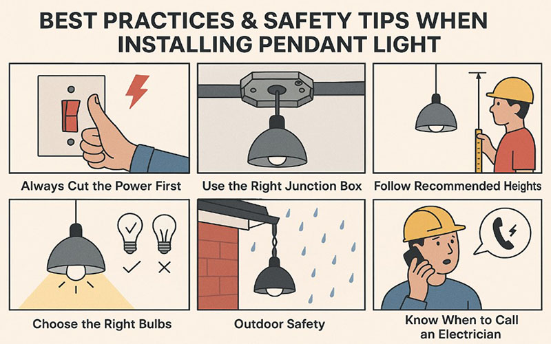 Pendant Light Installation Best Practices & Safety Tips