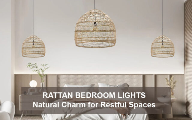 Rattan Bedroom Lights Natural Charm For Restful Spaces
