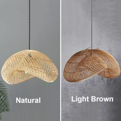 Rattan Cloud Pendant Light Color Options