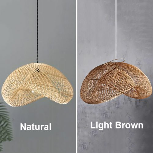 Rattan Cloud Pendant Light Color Options