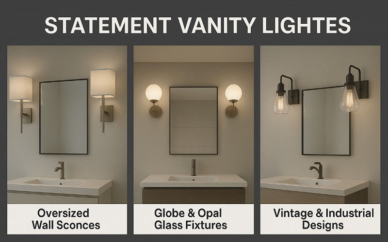 Statement Vanity Lighting Ideas