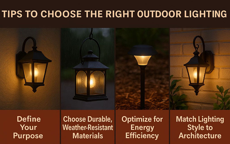 Tips To Choose The Right Outdoor Lighting