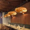 Wood Pendant Light Kitchen Dining Room