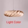 Wood Pendant Light Kitchen Dining Room Light Color