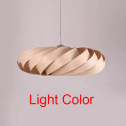 Wood Pendant Light Kitchen Dining Room Light Color