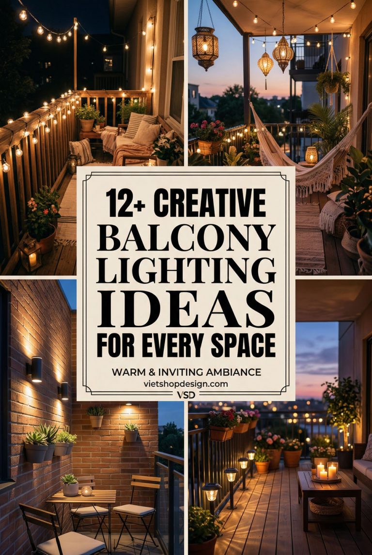 12+ Creative Balcony Lighting Ideas for Every Space