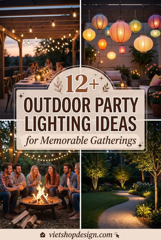 12+ Outdoor Party Lighting Ideas For Memorable Gatherings
