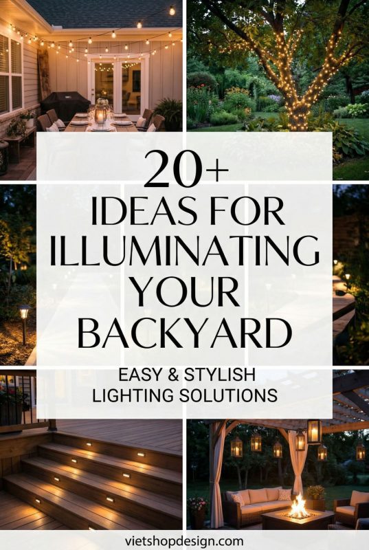20+ Backyard Lighting Ideas Unique - Designs & Diy Tips