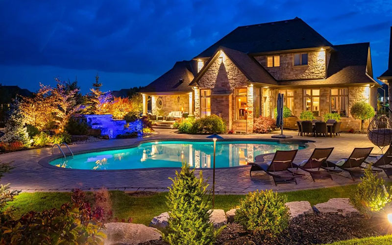 A Thoughtful Landscape Lighting Design Ensures Both Functionality And Beauty