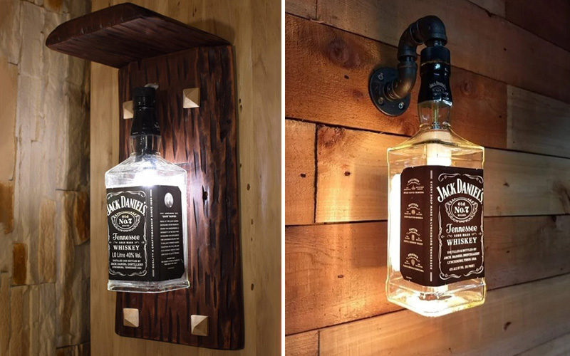 Creative Diy Bottle Sconce Wall Lighting