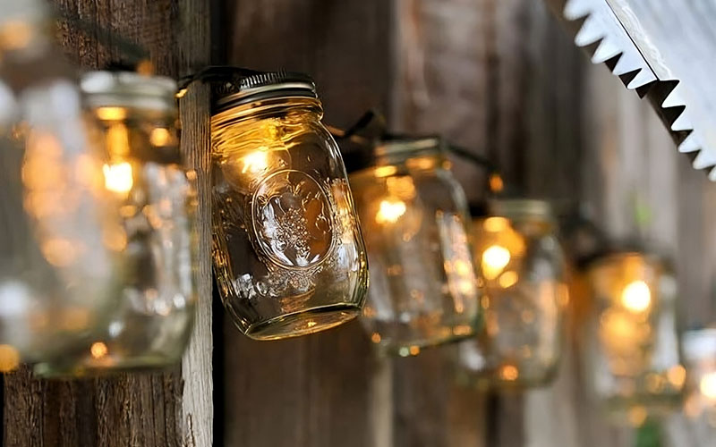 Creative Diy Outdoor Fence Lighting