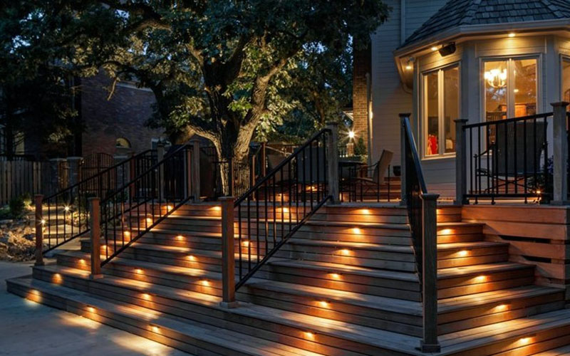 Deck Stair Lighting Ideas For Safety And Elegance